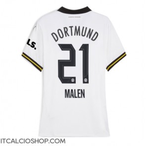 Borussia Dortmund Donyell Malen #21 Terza Maglia Femmina 2024-25 Manica Corta